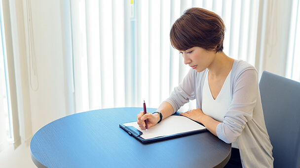 ヒアリングシートのご記入